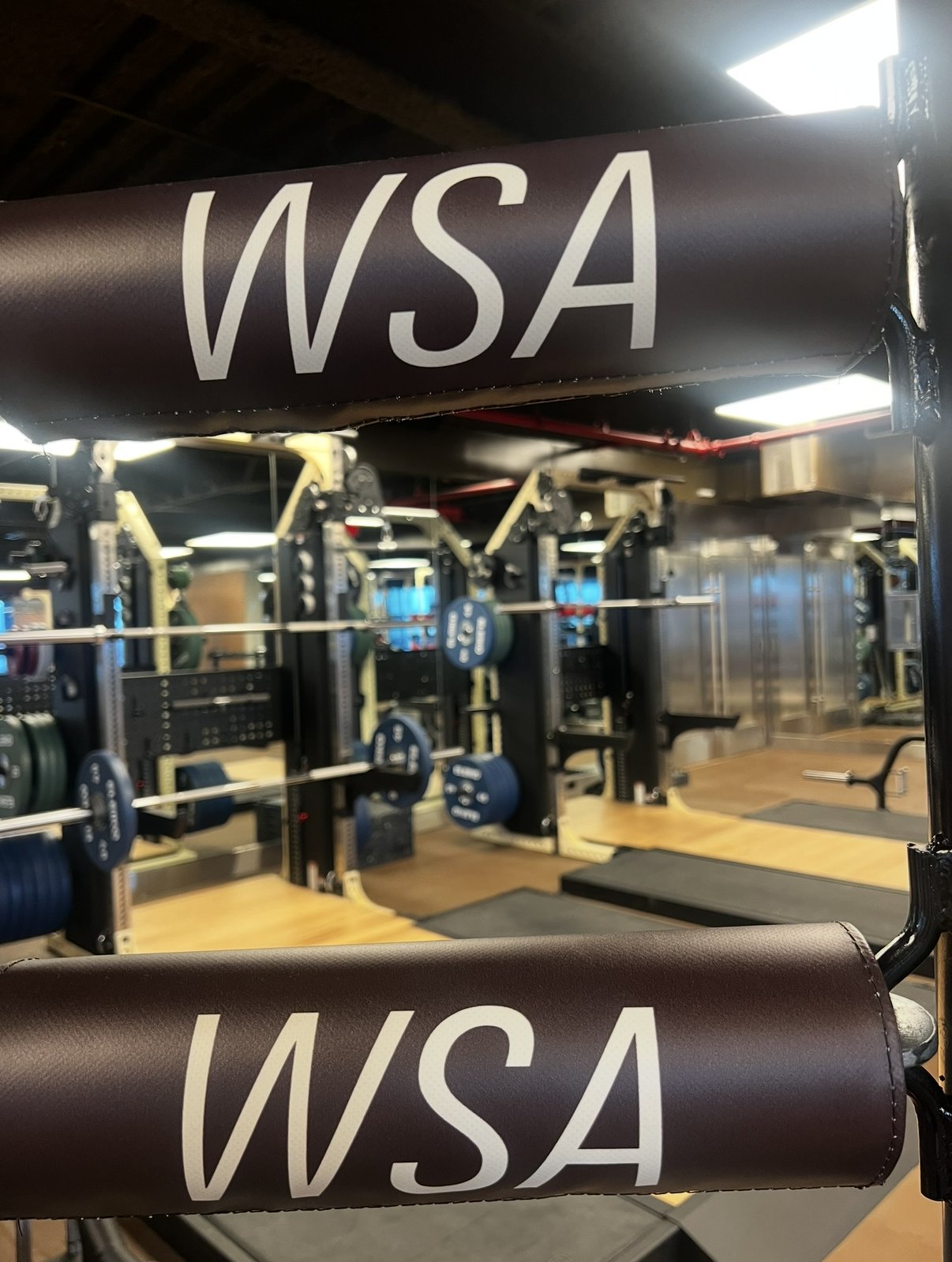 WSA pads on the competition racks